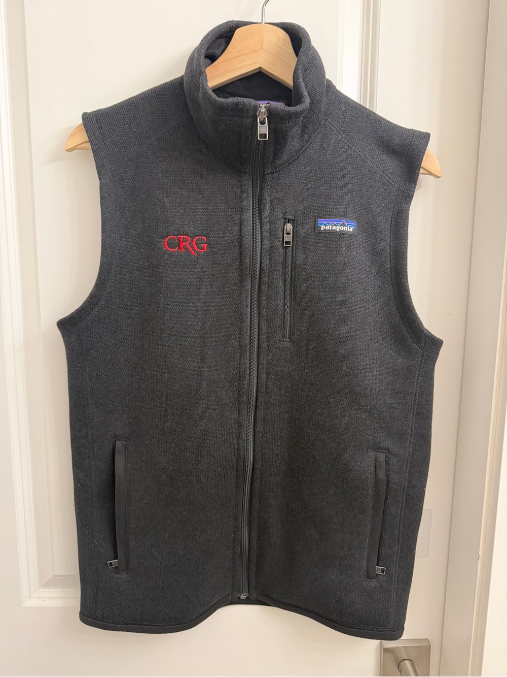 Patagonia Charcoal Gray Fleece Vest